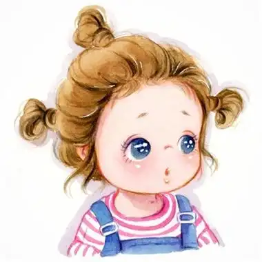 软萌卡通小美女头像图片超甜的小女生