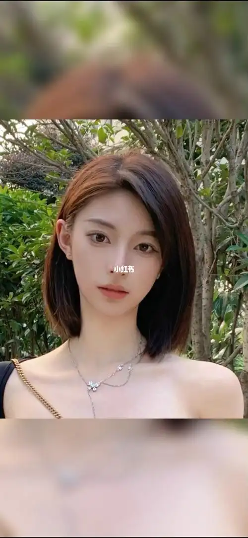 适合圆脸脸大的女生简约锁骨发