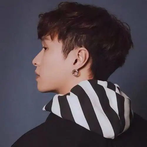 最帅气的侧脸男人头像