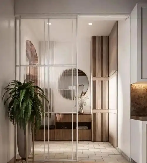玄关墙这样设计一进门就美到你