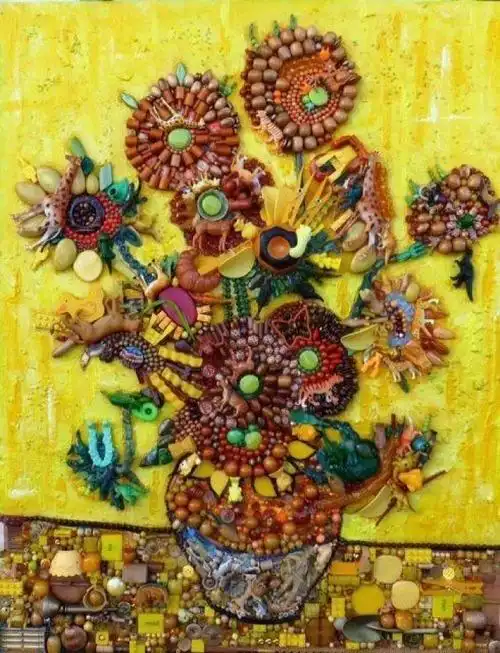 可创美术中年级(教室1)学生作业—《创意无限,变废为宝》