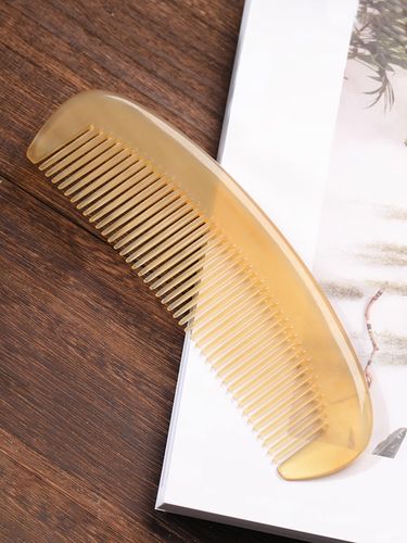 谭木匠真牛角梳按摩护理梳子个人加厚清洁牛角家用经络梳子 基础使用