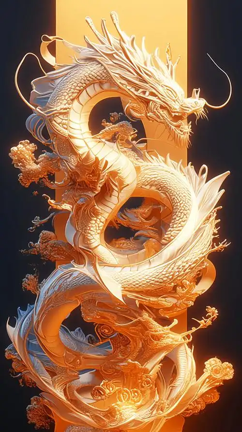 炫彩龙舞迎新春 海报新闻给您送高清龙壁纸啦_吉祥_好运_元素