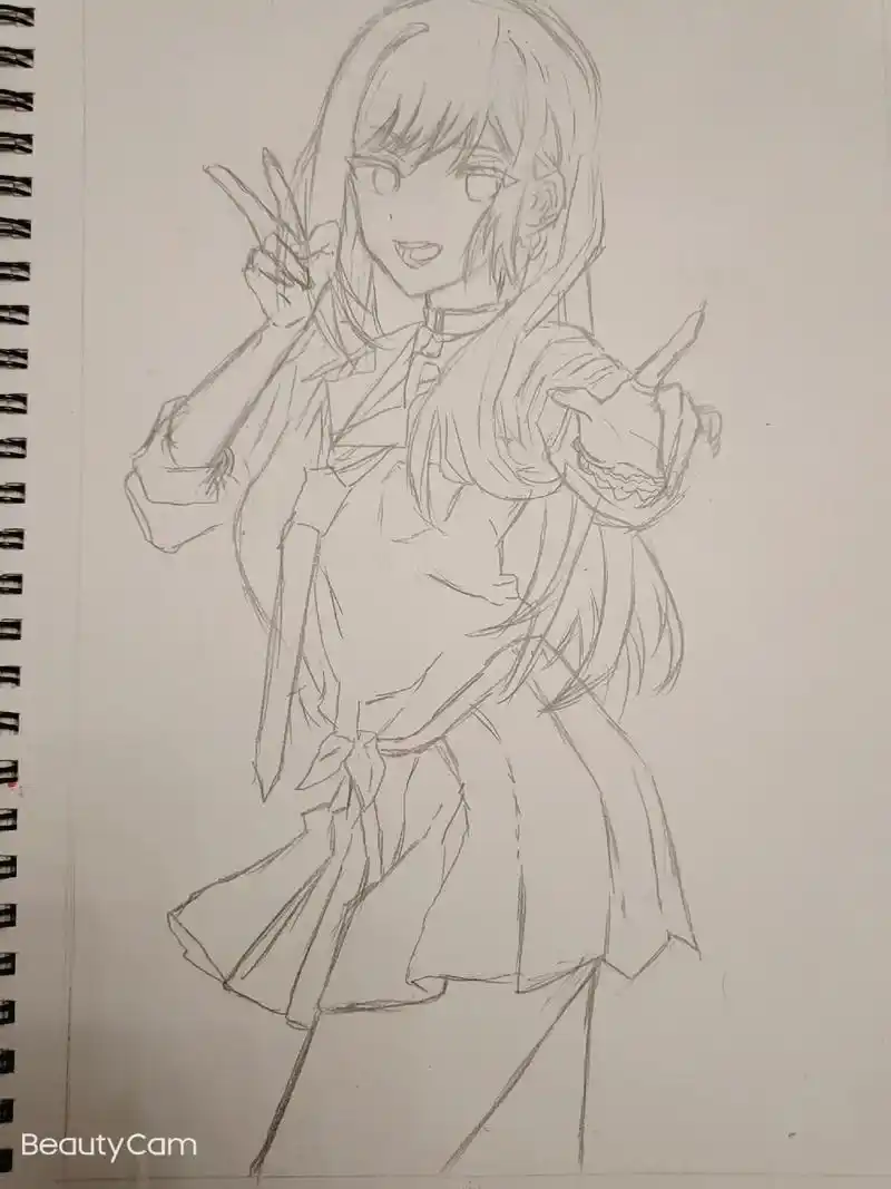 日常瞎画 #动漫人物手绘  - 抖音