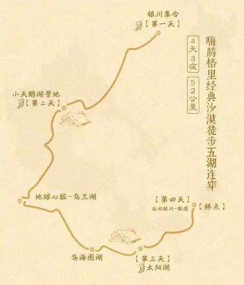 探索中国第四大沙漠丨腾格里沙漠五湖连穿