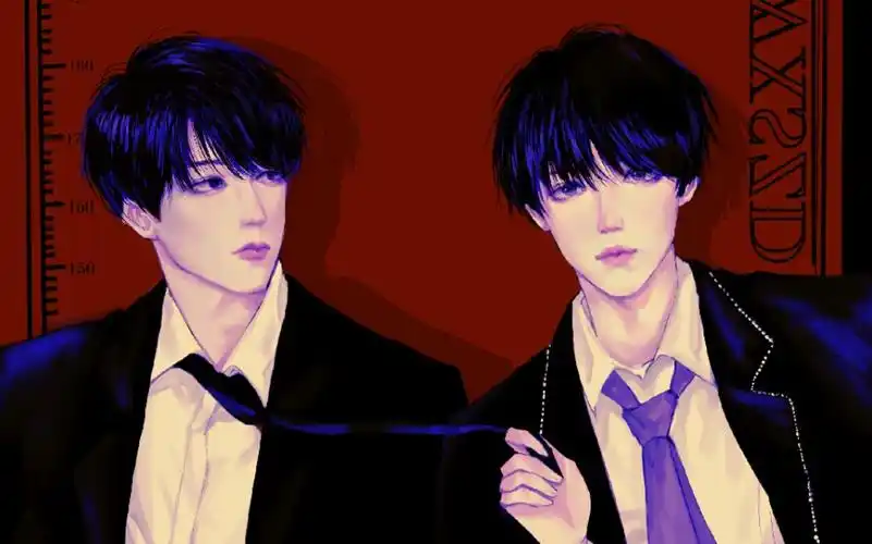 procreate文轩画了我家cp的结婚照