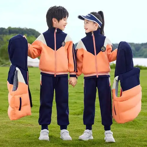 新款幼儿园园服春秋装小学生校服春秋款运动套装童批代发发一件