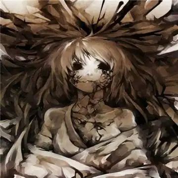 qq头像女生动漫黑白恐怖系列不一样的女生动漫头像