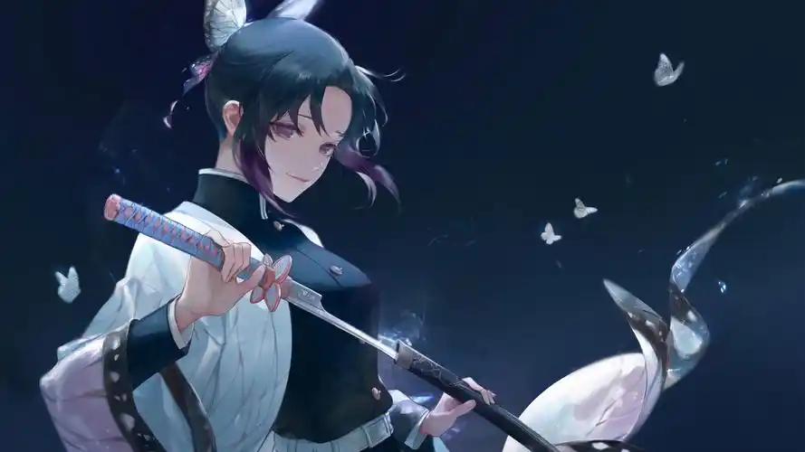 蝴蝶忍抜刀鬼灭之刃2k高清壁纸