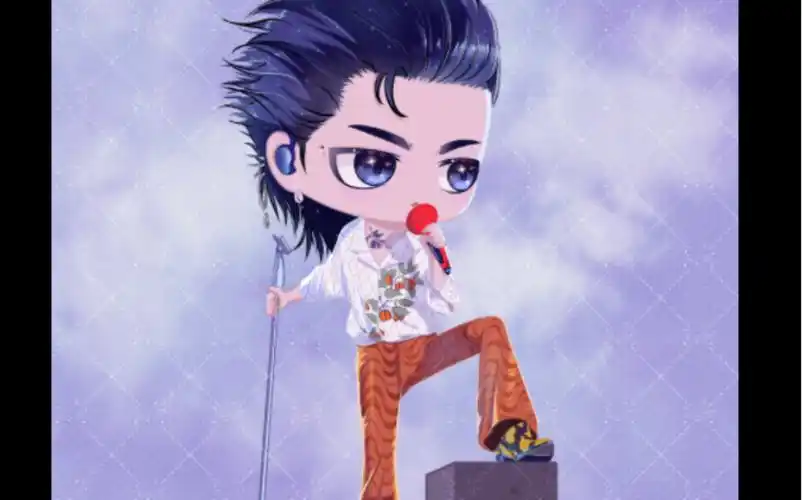 手绘练习 可可爱爱的qq的华晨宇