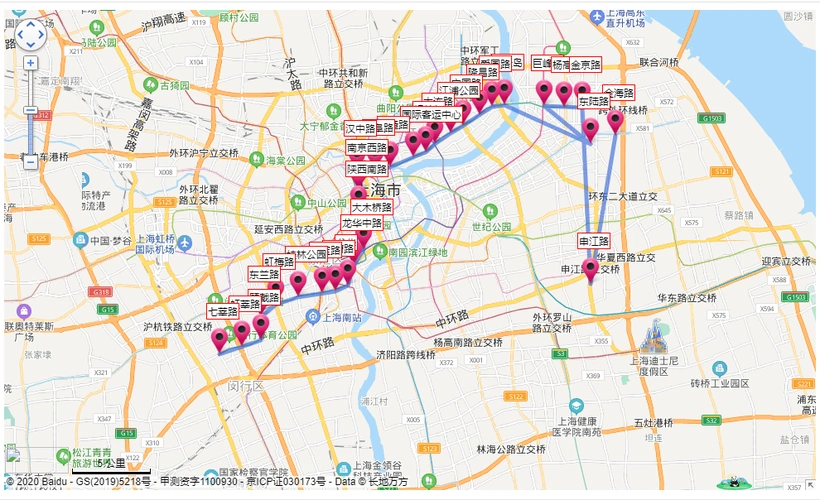 上海地铁12号线线路图