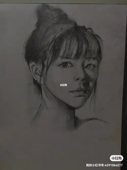 第一次画素描人像