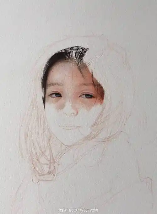 彩铅画的魅力 画师-方寸art