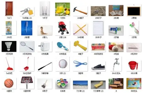 相关关联配对孤独症自闭症aba语言训练卡片发育早教闪卡