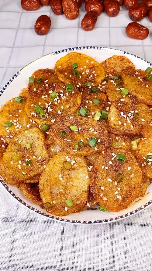 正宗新疆孜然烧烤土豆片