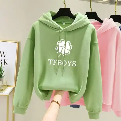 王俊凯同款卫衣女_tfboys王俊凯应援服易烊千玺王源同款衣服加绒卫衣