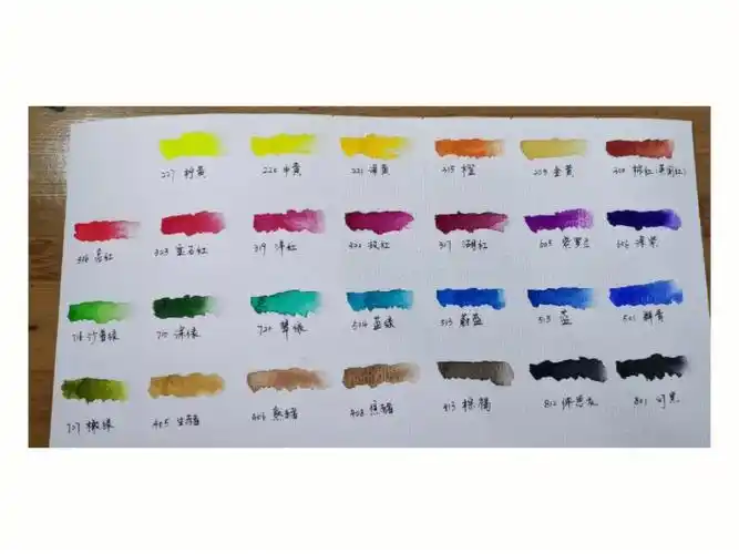 俄罗斯白夜凤凰毕加索色卡调色