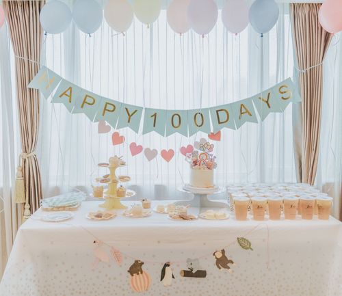 生日桌布置宝宝生日布置儿童生日派对桌布甜品台装饰一次性餐桌布