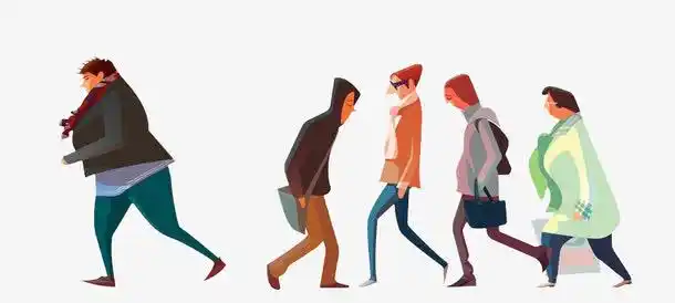 行走匆匆的路人免抠素材免费下载_觅元素51yuansu.com