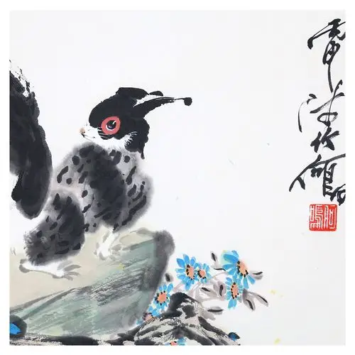 何鸣《松山寻觅》 当代著名画家 美术教育家