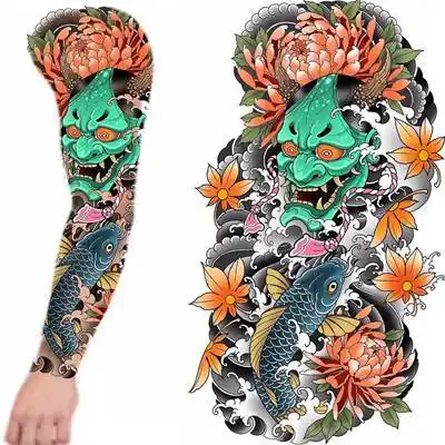 27张整条花臂纹身手稿素材