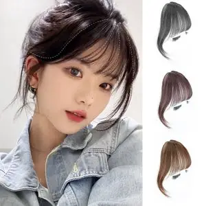 法式刘海假发女网红自然假假发片