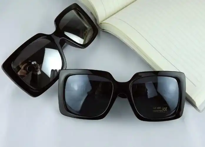 特价包邮 大方框反光镜片眼镜男女通用水银太阳镜情侣款墨镜