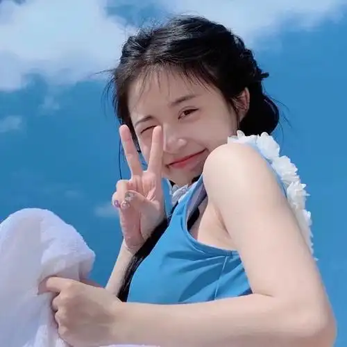 元气甜美美少女头像纪