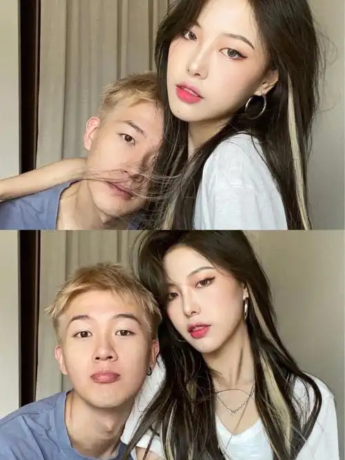 情侣发色第1弹是什么神仙发色也太好看了