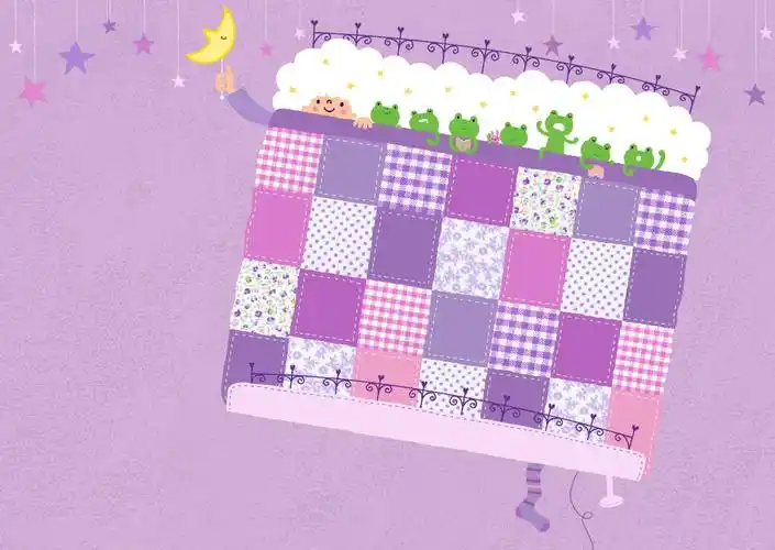 可爱紫色调壁纸