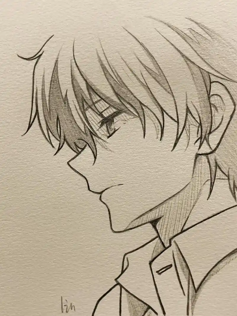 7-12岁素描画动漫人物简单图片 - 抖音