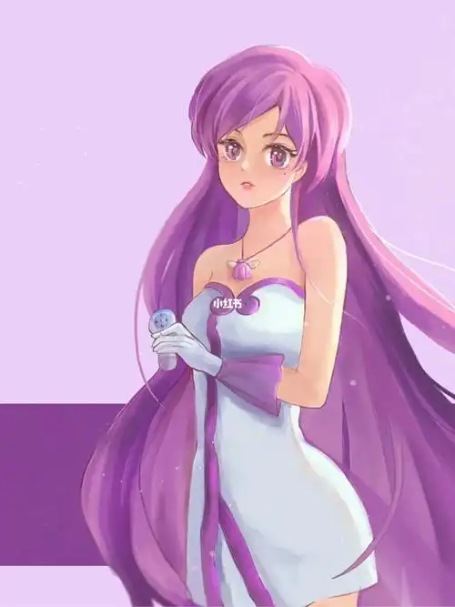 加琳香莲南极海的紫色珍珠美人鱼