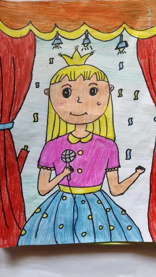 王子睿7一8岁美术画.