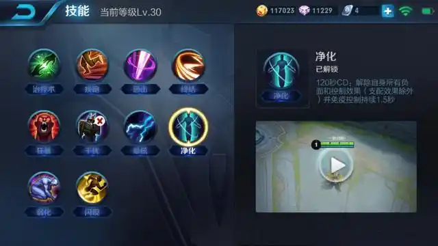 在王者荣耀手游中,净化可以免疫并且解除除了张良和东皇的压制型控制