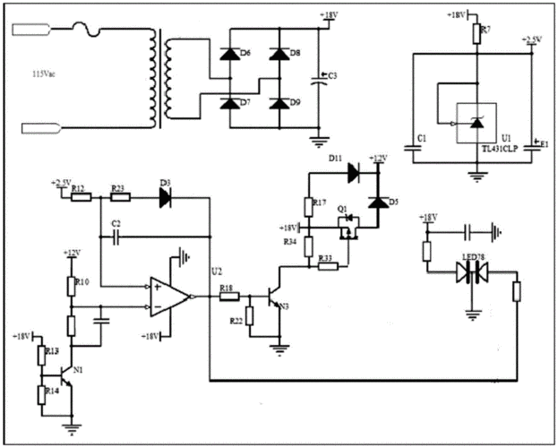 铅酸电瓶充电电路的制作方法