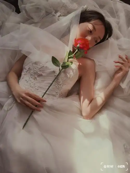 轻法式单人婚纱照写真78