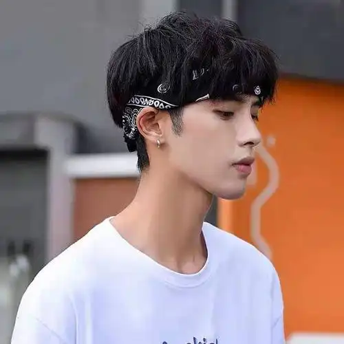 嘻哈头发带头巾男士发饰生潮人街头韩国简约绑带束发带