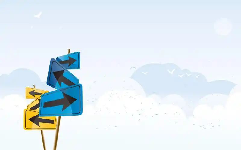 蓝色潮流矢量,高清图片,电脑桌面-壁纸族