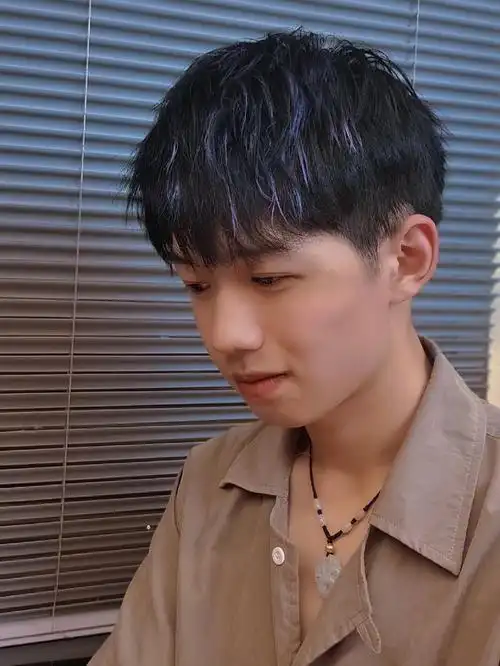 低调时尚的男士挑染