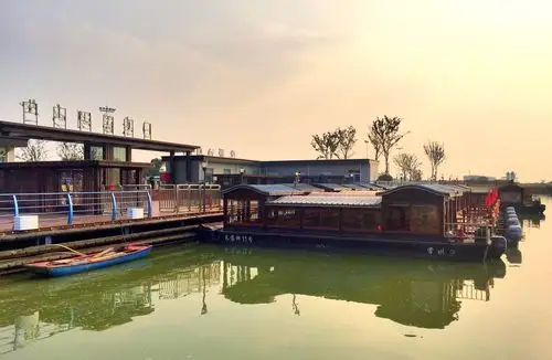 金坛愚池公园,长荡湖水街一日