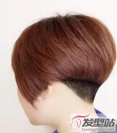 女生后面推掉短发洋气清爽释放个性