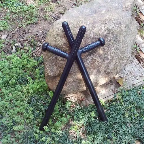 防爆防暴t型棍拐棍t拐t棍武术丁字拐杖钢应急保安棍合法防身器材