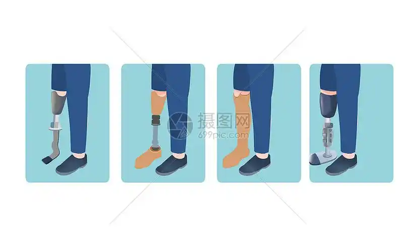 医疗器械腿部各种假肢组合