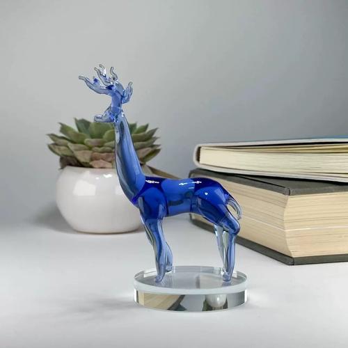 水晶梅花鹿创意客厅玄关摆件电视柜酒柜橱窗家居装饰品女生结婚礼