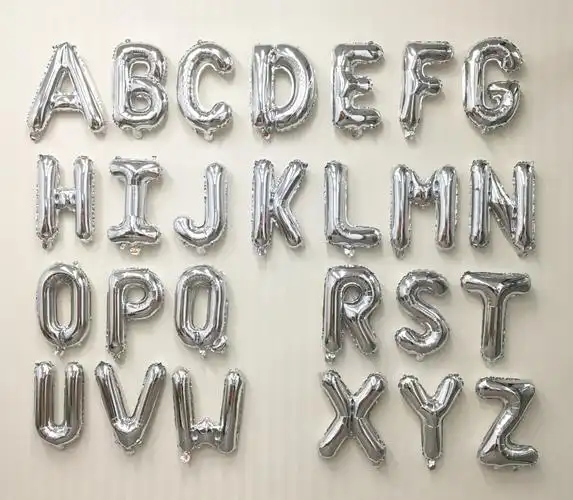 活动16寸美版字母气球英文自选公司庆典学校气球