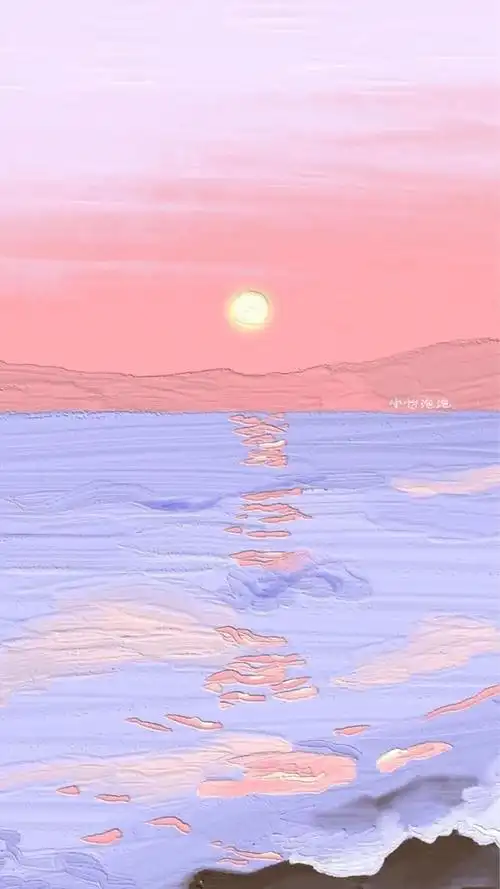 最近油画质感壁纸很火爆啊,来取一张吧