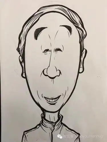 形象真人物漫画照片转手绘插画简笔画技巧人物夸张的漫画简笔画口述