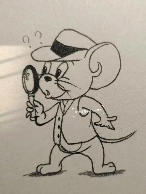 侦探杰瑞简笔画教程