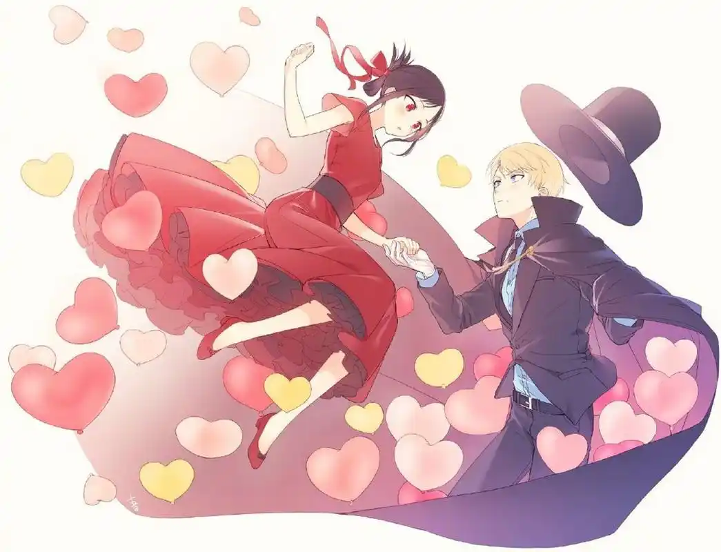 动漫cp# #动漫男神女神#今日动漫cp:辉夜大小姐想让我告白.