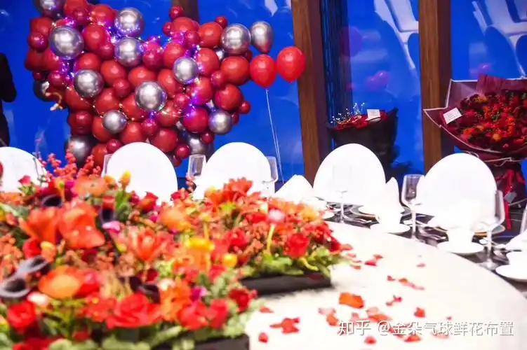 莎蔓莉莎窦总的一场生日宴会设计临近元旦,配色选了喜庆的中国红 银色